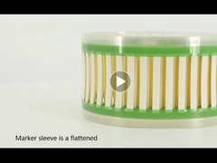 Wysokiej temperatury, ciepła kurczące rękaw identyfikacyjny kurczą się stosunek 2:1