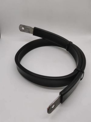 Połączenie elektryczne z płaską miedzianą przędzyą, o wysokiej odporności na korozję