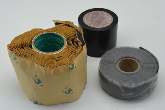 Tape elektryczny samoprzylepny z gumy silikonowej 6.3N/Cm Wysoka odporność objętościowa