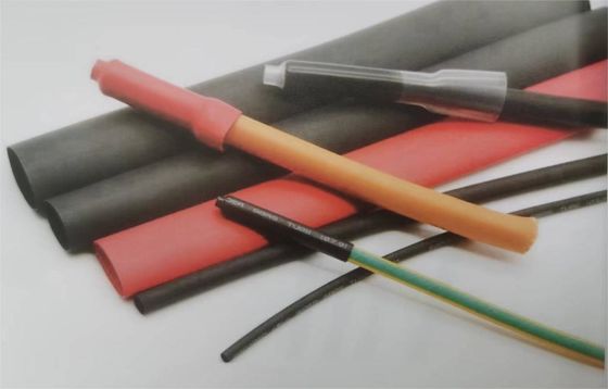 3Dwie ściany, pokryte klejem, kurczące się cieplnie rurki poliolefinowe