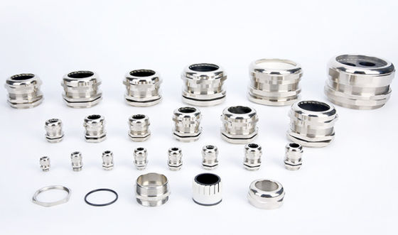 M14X1.5(4-8) Nickel Plated Brass Glands Connector for  Cable IP68 Waterproof Cable Gland